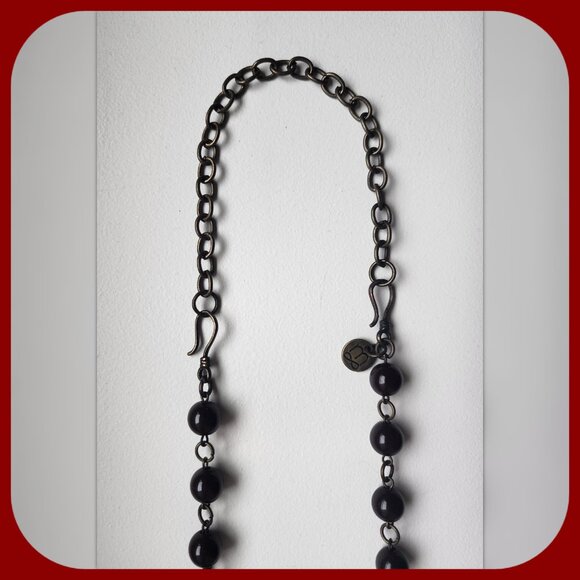 STELLA & DOT || 16” Brown Bead Necklace - Picture 5 of 5